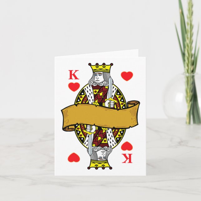Le Roi Des Coeurs Jouer Des Cartes Costume Hallowe (Devant)