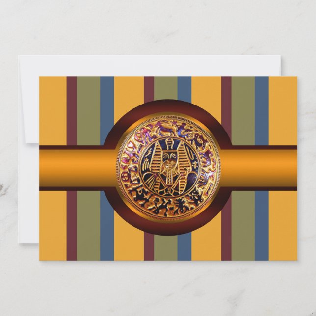 Le Roi égyptien Party Invitation (Devant)