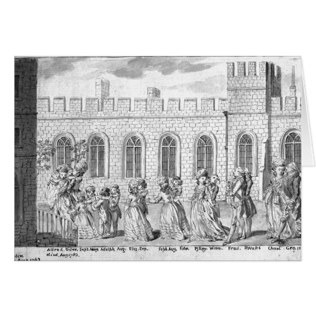 Le Roi George III et la Reine Charlotte (Devant horizontal)