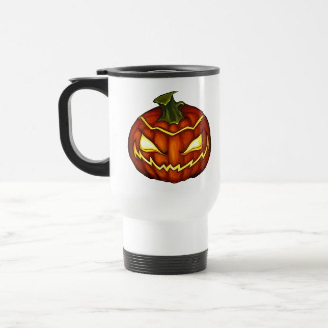 Le Roi Jack O'Lantern Halloween Mug de citrouille (Gauche)