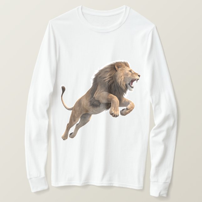 Le roi Lion de la Jungle T-shirt - (Design devant)