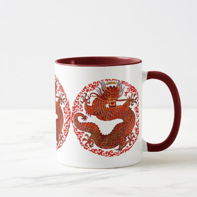 Le Roi Red Mug de dragon (Droite)