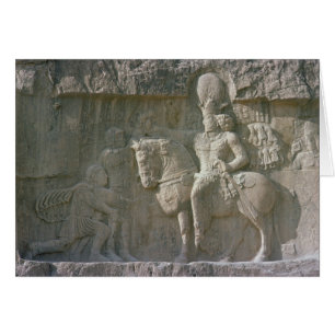 Le Roi Shapur ' et valériane Sassanian