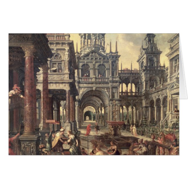 Le Roi Solomon et la reine de Sheba (Devant horizontal)