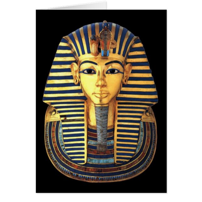 Le roi Toutankhamon, Masque d'or, Pharaon égyptien (Devant)