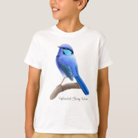 Le roitelet féerique splendide badine le T-shirt