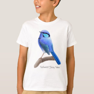 Le roitelet féerique splendide badine le T-shirt