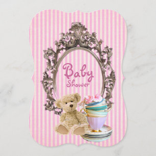 le rose barre des invitations de baby shower