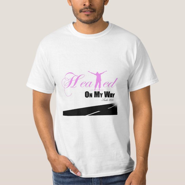 Le rose et le blanc ont guéri sur mon T-shirt de (Devant)