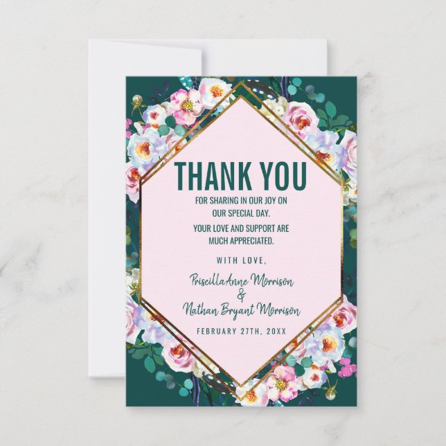 Le rose fleurit le Merci vert de jade d'équilibre (Devant)