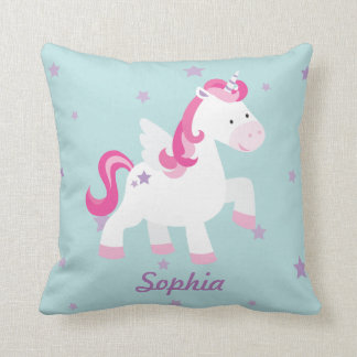 Le rose mignon a personnalisé le coussin magique