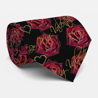 Le rose rouge soit la cravate de mes hommes de
