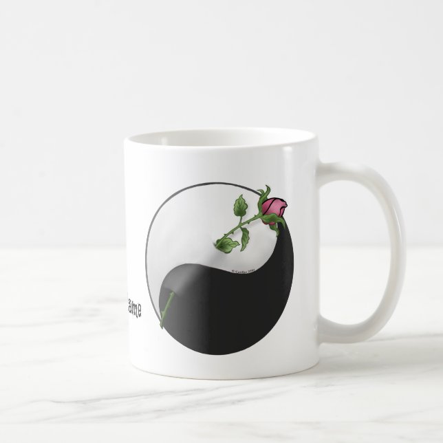 Le rose Yin Yang tasse (Droite)