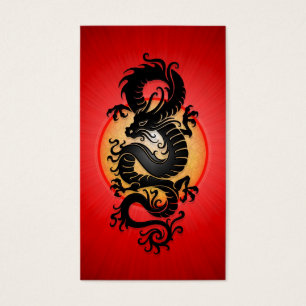 Le rouge a éclaté le dragon chinois