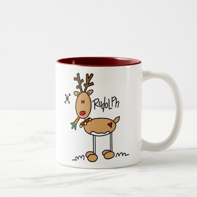 Le rouge a flairé la tasse de Reigndeer (Droit)