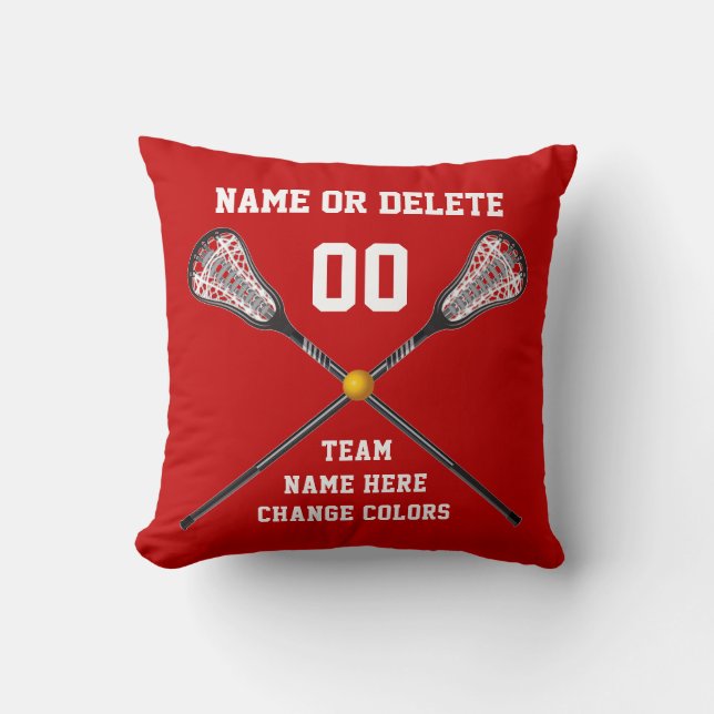 Le rouge et le blanc ont personnalisé le coussin (Recto)