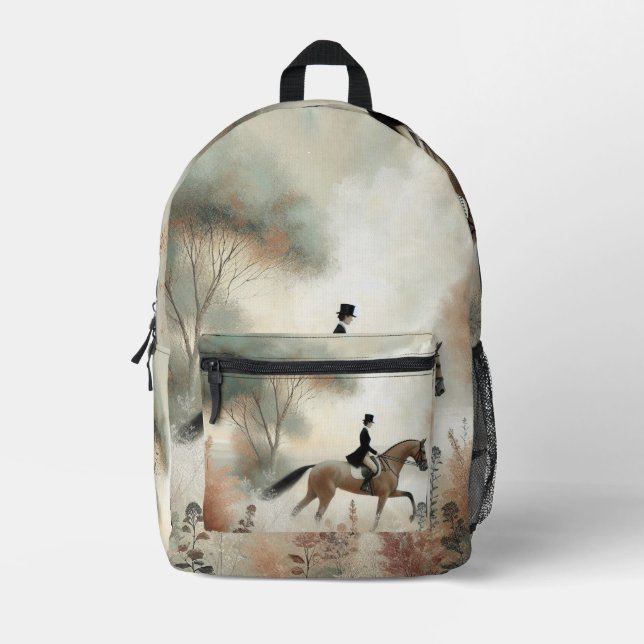 Le sac à dos pour cavalier anglais à la campagne (Recto)