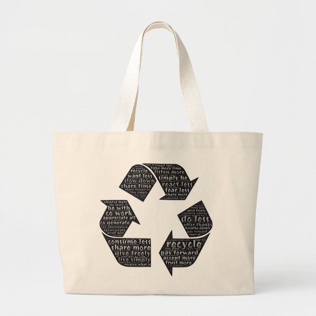 Le sac d'art de mot nous rappelle beaucoup de (Devant)