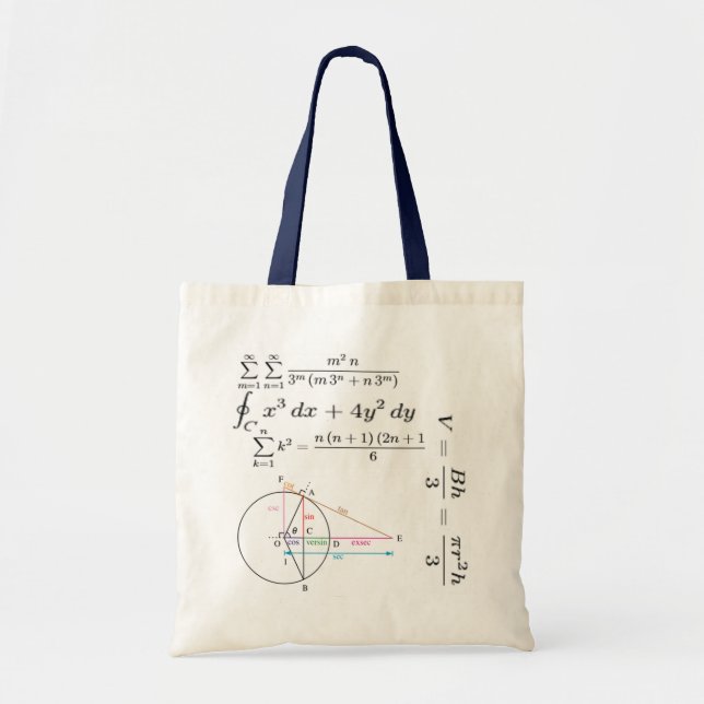 Le sac fourre-tout à maths par la collection de (Devant)