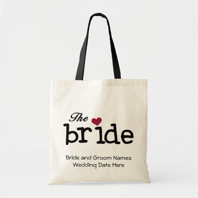 Le sac fourre-tout customisé par jeune mariée (Devant)