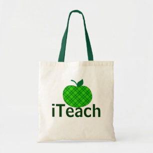 Le sac fourre-tout d'Apple du professeur vert