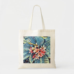 Le sac fourre-tout de plumeria hawaïenne