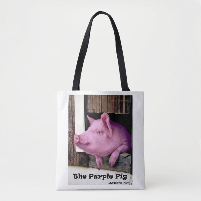 Le Sac fourre-tout du cochon pourpre (Devant)