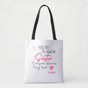 Le sac fourre-tout du genre de sœur - Cadeau perso