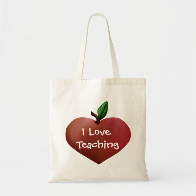 Le sac fourre-tout du professeur en forme de coeur (Devant)