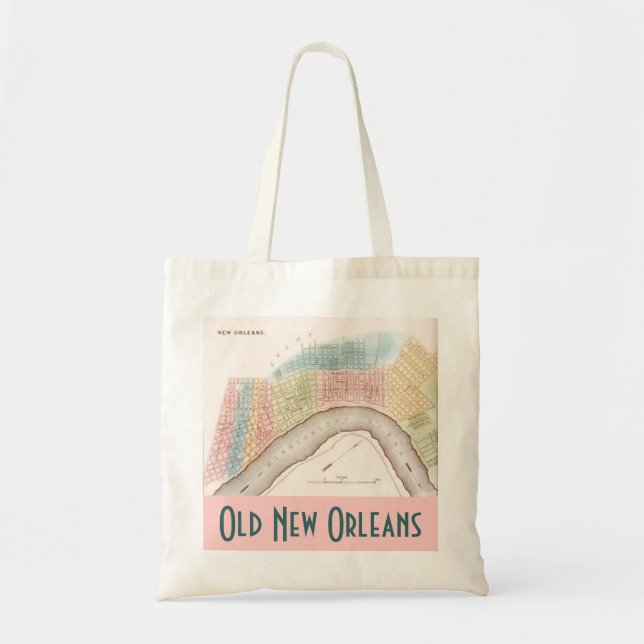 Le sac fourre-tout met en sac la vieille carte de (Devant)