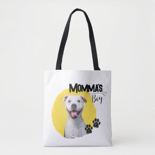 Le Sac fourre-tout personnalisable de Momma's Boy (Devant)