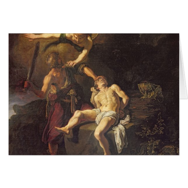 Le sacrifice d'Isaac, 1616 (Devant horizontal)