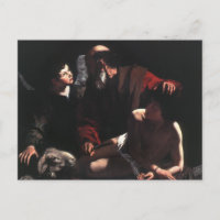 Le Sacrifice d'Isaac par Caravaggio Carte postale