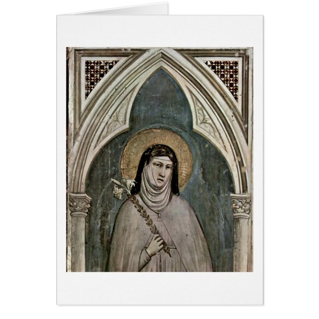 Le Saint Clare D'Assise Par Giotto Di Bondone (Devant)