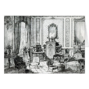 Le salon dans le Louis saisissent le style