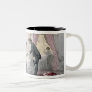 Le Salon de loge ein l'Opera Zweifarbige Tasse