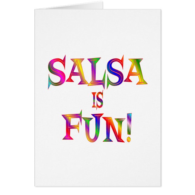 Le Salsa est AMUSEMENT (Devant)