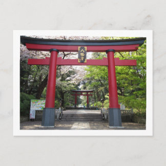 Le sanctuaire Omiya Hachimangu : carte postale de
