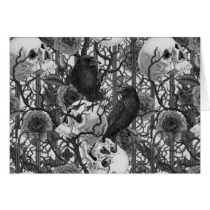 Le secret de Raven. Illustration gothique sombre e