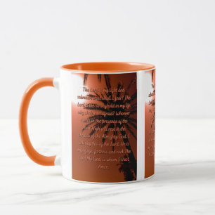 Le Seigneur Est Ma Mug À Deux Tons Lumière