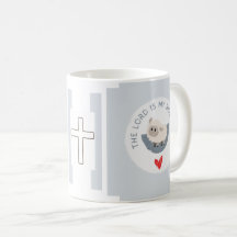 Le Seigneur est ma Pasteur Simple Mug Blanche