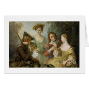 Le sens de l'odorat, c.1744-47 (huile sur la