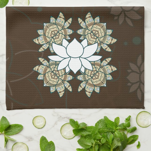 Le Serviette Lotus À Main (Plié)