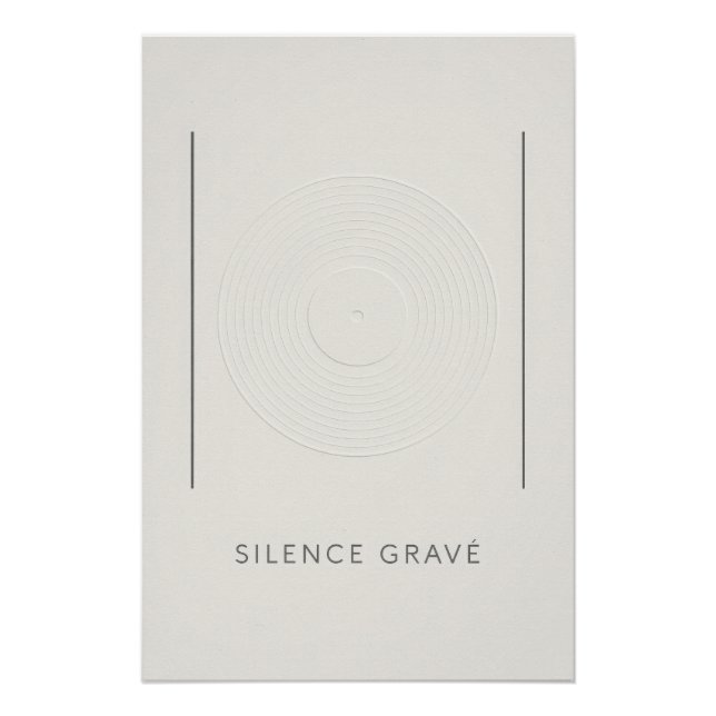 Le Silence du Vinyle - Poster (Devant)