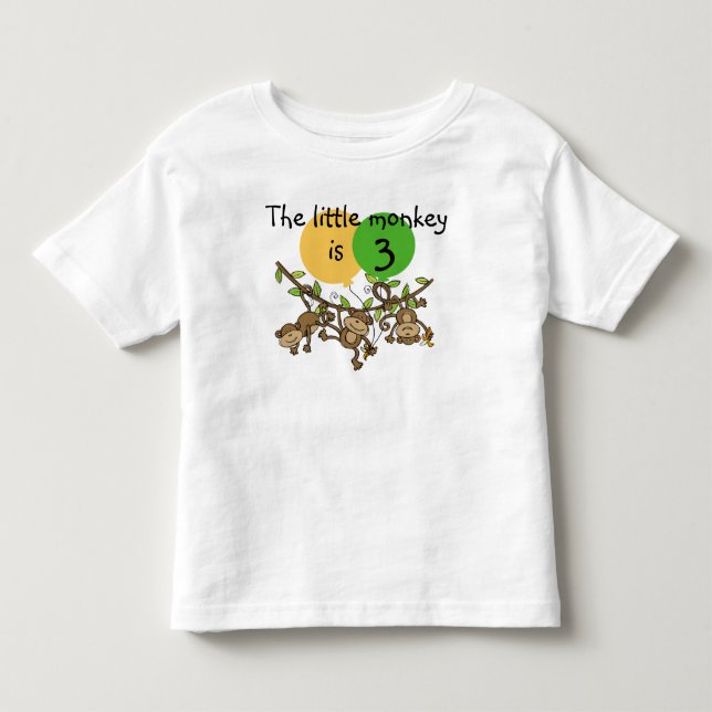 Le singe peu Swinge le T-shirt personnalisable (Devant)
