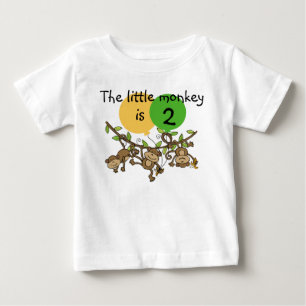 Le singe peu Swinge le T-shirt personnalisable