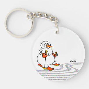 Le skieur de neige -