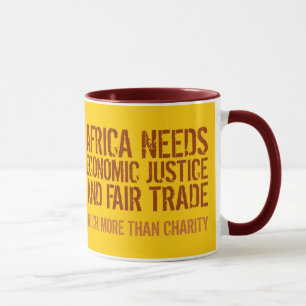 Le slogan de Fair Trade sur Mug for Activists