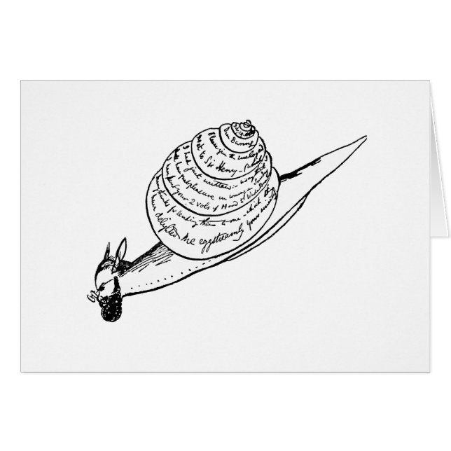 Le snail mail d'Edward Lear (Devant horizontal)
