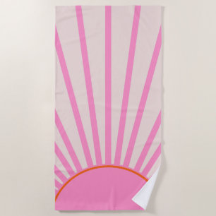Le Soleil 01 Sun Pink Sunshine Strandtuch